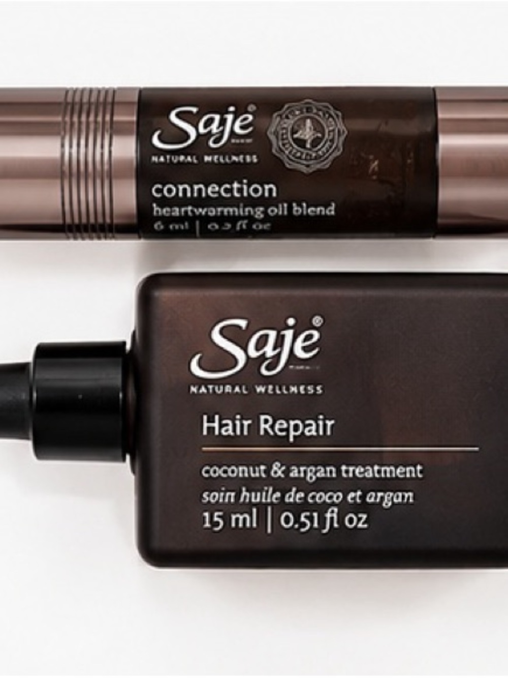 Saje Hair Repair Coconut & Argan Treatment - Brown